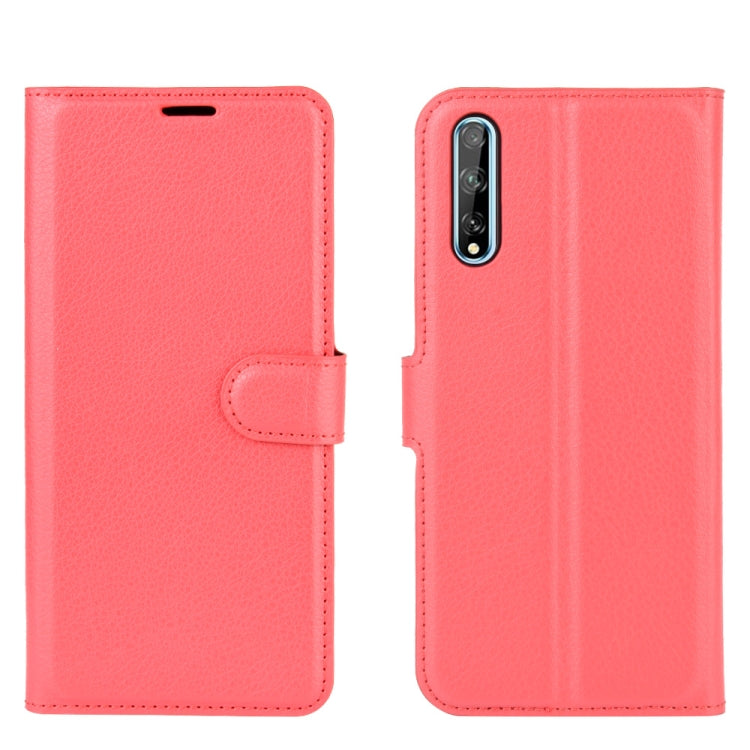 For Huawei Y8p/Enjoy 10s Litchi Texture Horizontal Flip Protective Case with Holder & Card Slots & Wallet