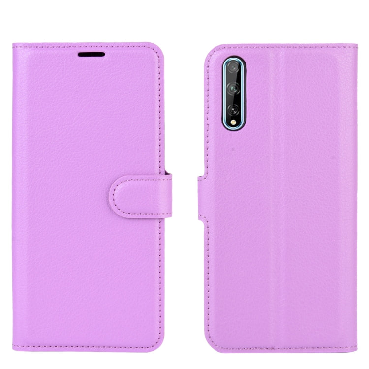 For Huawei Y8p/Enjoy 10s Litchi Texture Horizontal Flip Protective Case with Holder & Card Slots & Wallet