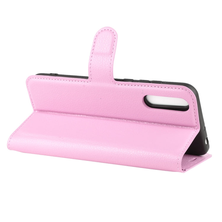 For Huawei Y8p/Enjoy 10s Litchi Texture Horizontal Flip Protective Case with Holder & Card Slots & Wallet