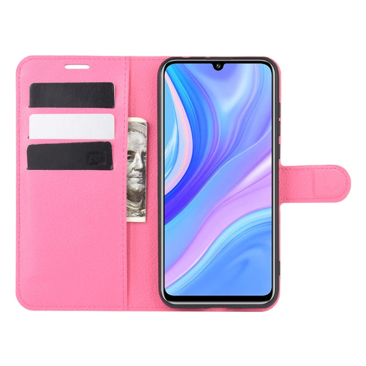 For Huawei Y8p/Enjoy 10s Litchi Texture Horizontal Flip Protective Case with Holder & Card Slots & Wallet