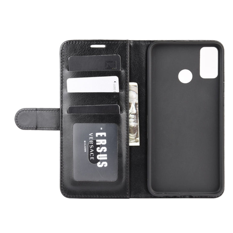 For Huawei Honor 9X Lite R64 Texture Single Horizontal Flip Protective Case with Holder & Card Slots & Wallet& Photo Frame