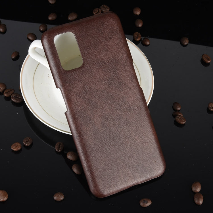 For Oppo A92/A52/A72 Shockproof Litchi Texture PC + PU Case