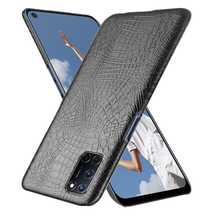 For Oppo A92/A52/A72 Shockproof Crocodile Texture PC + PU Case