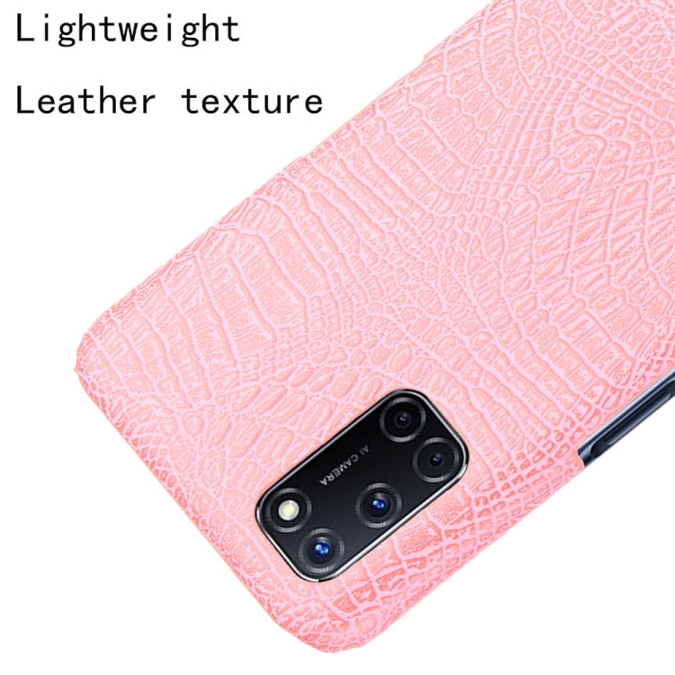 For Oppo A92/A52/A72 Shockproof Crocodile Texture PC + PU Case