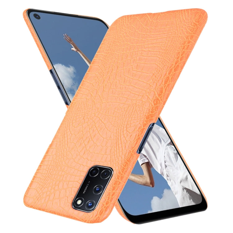 For Oppo A92/A52/A72 Shockproof Crocodile Texture PC + PU Case