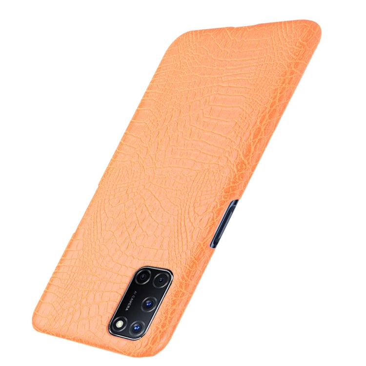 For Oppo A92/A52/A72 Shockproof Crocodile Texture PC + PU Case