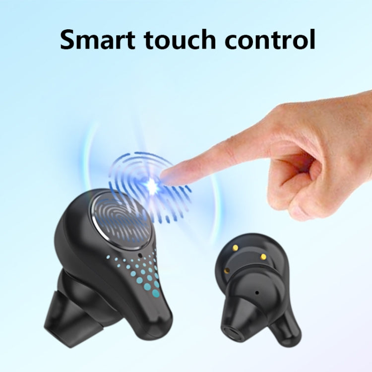 T8 Hifi Wireless Bluetooth 5.0 Earphone Waterproof Sports Gaming Earphone Noise Earbuds with LED Display