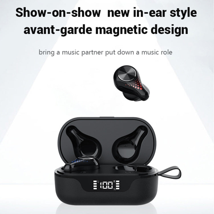 T8 Hifi Wireless Bluetooth 5.0 Earphone Waterproof Sports Gaming Earphone Noise Earbuds with LED Display