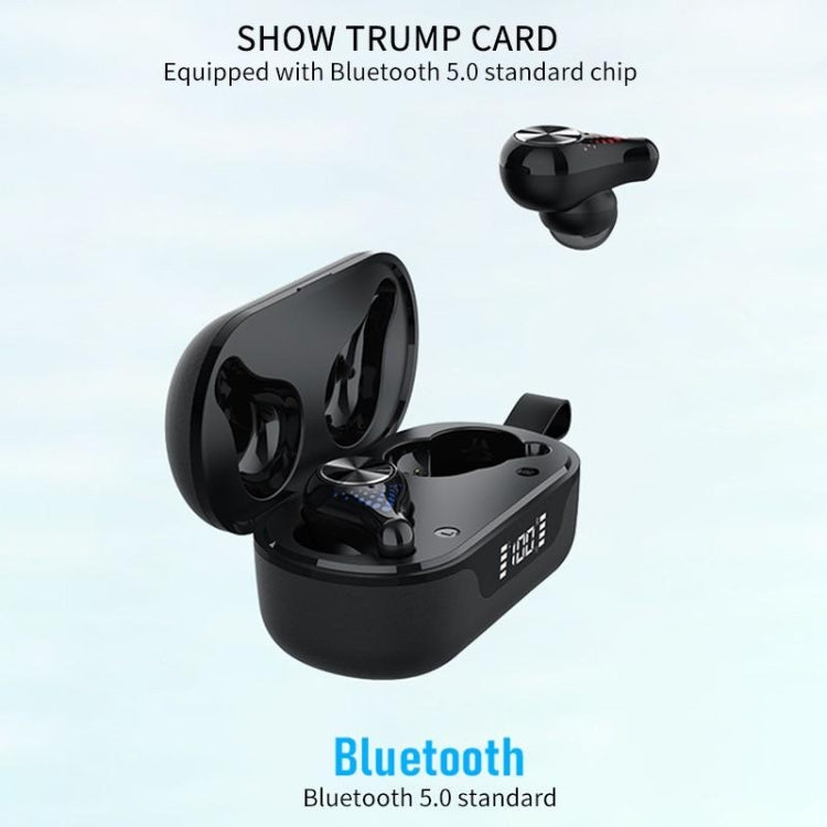 T8 Hifi Wireless Bluetooth 5.0 Earphone Waterproof Sports Gaming Earphone Noise Earbuds with LED Display