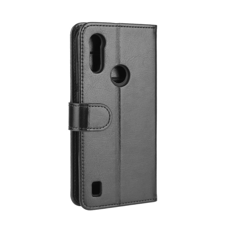 For Motorola Moto E6s 2020 R64 Texture Single Horizontal Flip Protective Case with Holder & Card Slots & Wallet& Photo Frame