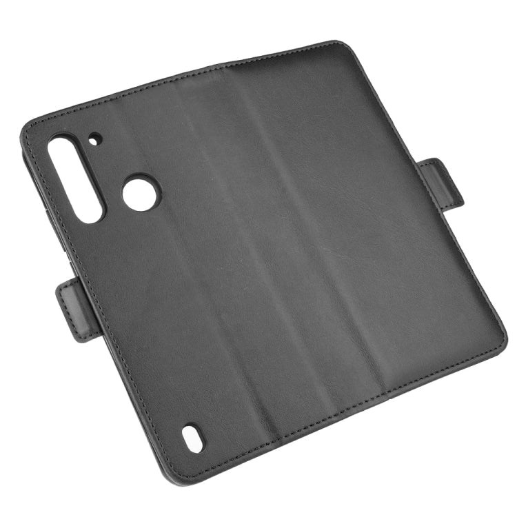 For Motorola Moto G8 Power Lite Dual-side Magnetic Buckle Horizontal Flip Leather Case with Holder & Card Slots & Wallet