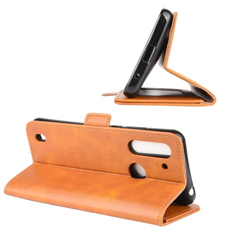 For Motorola Moto G8 Power Lite Dual-side Magnetic Buckle Horizontal Flip Leather Case with Holder & Card Slots & Wallet