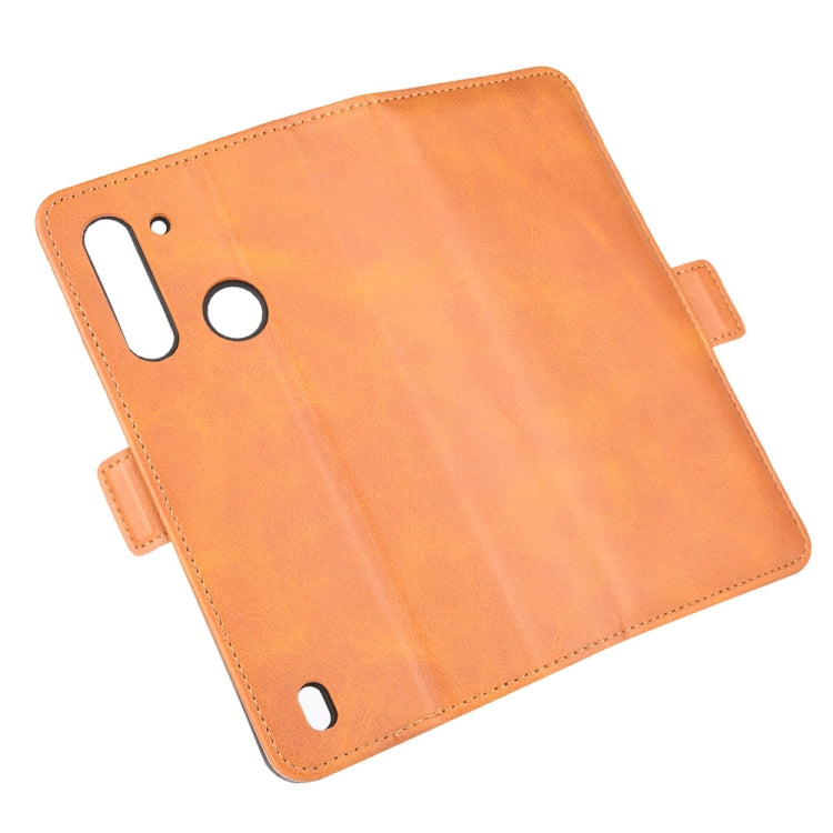 For Motorola Moto G8 Power Lite Dual-side Magnetic Buckle Horizontal Flip Leather Case with Holder & Card Slots & Wallet