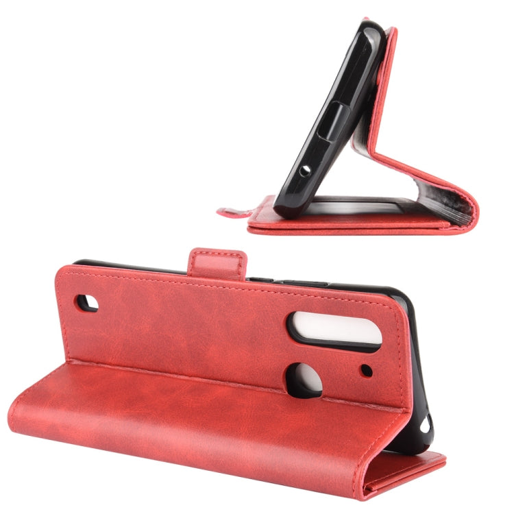 For Motorola Moto G8 Power Lite Dual-side Magnetic Buckle Horizontal Flip Leather Case with Holder & Card Slots & Wallet