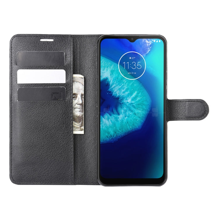 For Motorola Moto G8 Power Lite Litchi Texture Horizontal Flip Protective Case with Holder & Card Slots & Wallet