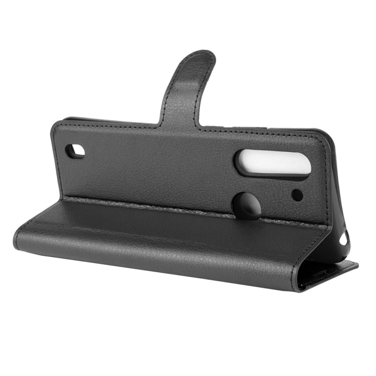 For Motorola Moto G8 Power Lite Litchi Texture Horizontal Flip Protective Case with Holder & Card Slots & Wallet