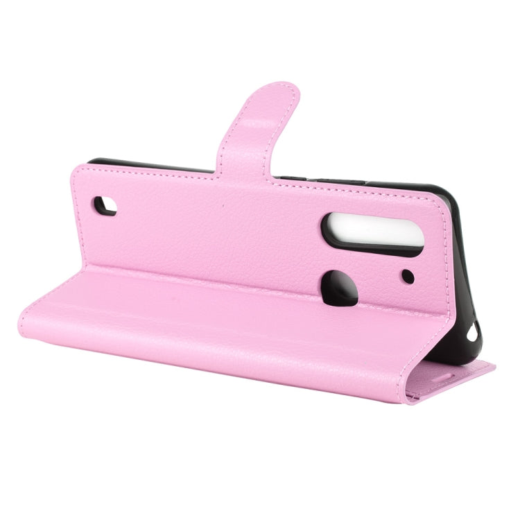 For Motorola Moto G8 Power Lite Litchi Texture Horizontal Flip Protective Case with Holder & Card Slots & Wallet