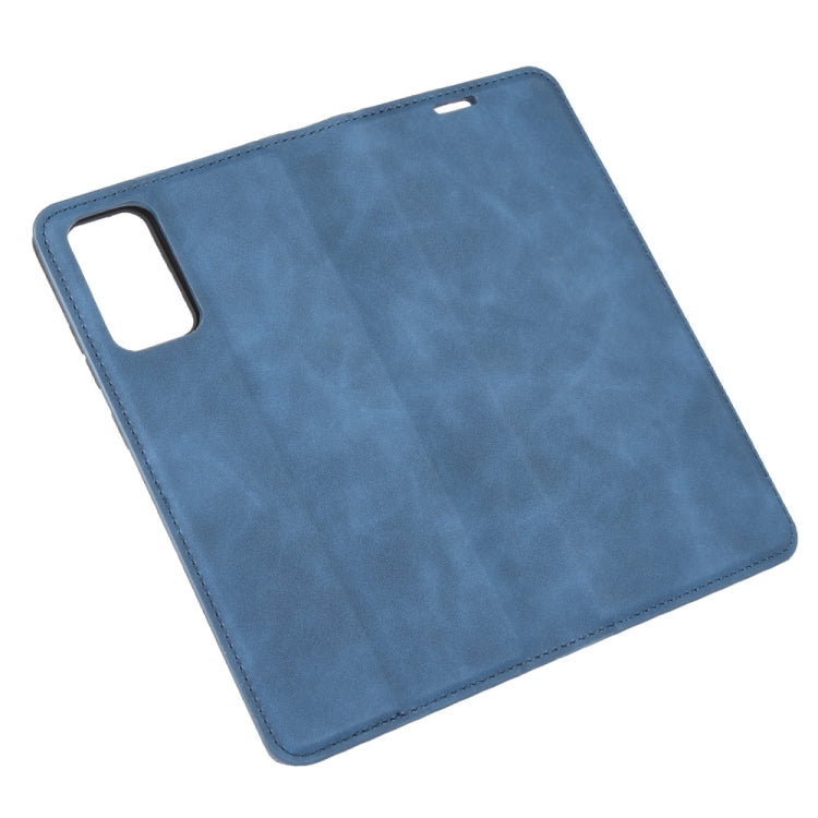 For Samsung Galaxy Note20 Retro-skin Business Magnetic Suction Leather Case with Holder & Card Slots & Wallet
