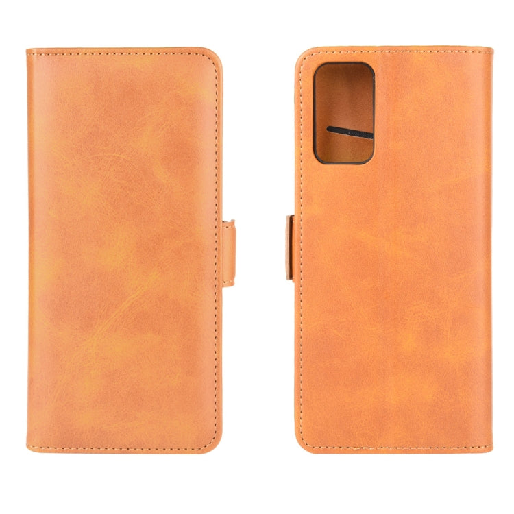 For Samsung Galaxy Note20 Dual-side Magnetic Buckle Horizontal Flip Leather Case with Holder & Card Slots & Wallet