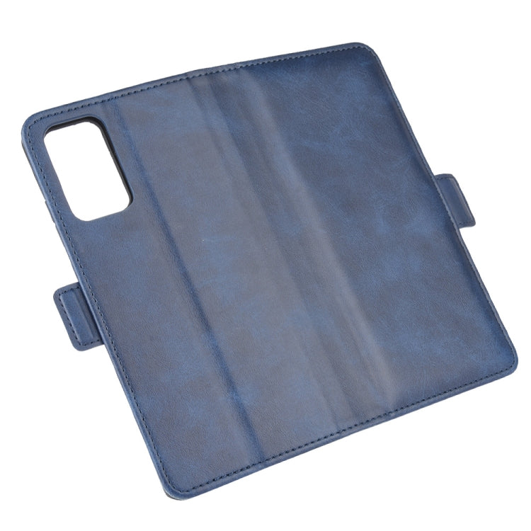 For Samsung Galaxy Note20 Dual-side Magnetic Buckle Horizontal Flip Leather Case with Holder & Card Slots & Wallet