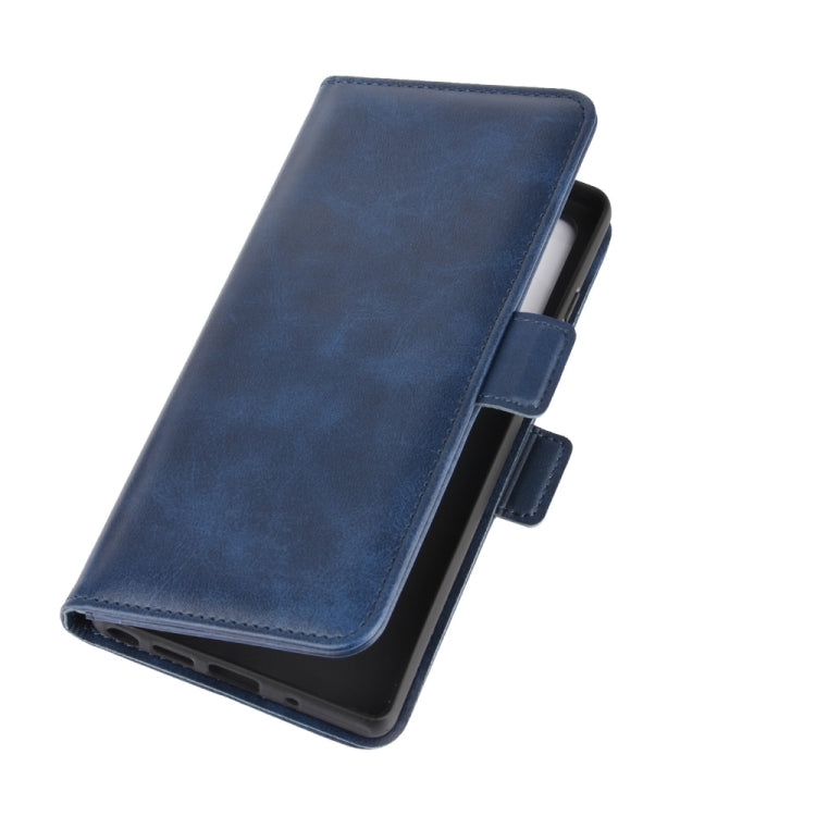 For Samsung Galaxy Note20 Dual-side Magnetic Buckle Horizontal Flip Leather Case with Holder & Card Slots & Wallet