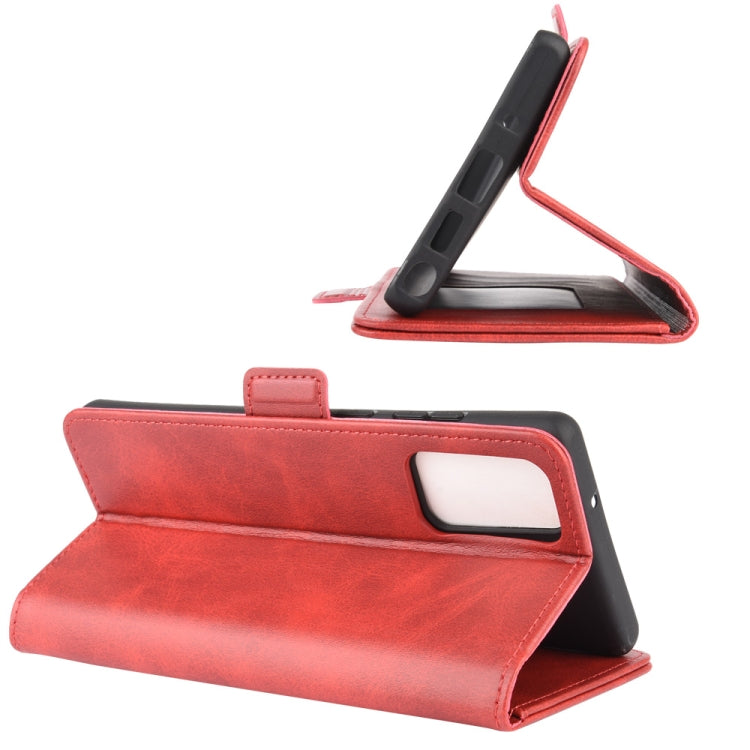 For Samsung Galaxy Note20 Dual-side Magnetic Buckle Horizontal Flip Leather Case with Holder & Card Slots & Wallet