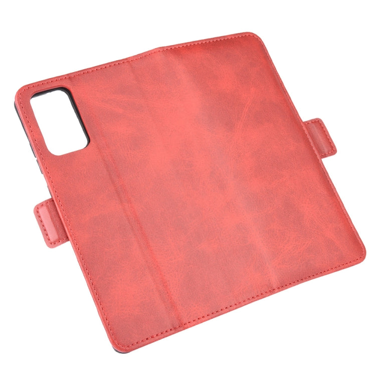 For Samsung Galaxy Note20 Dual-side Magnetic Buckle Horizontal Flip Leather Case with Holder & Card Slots & Wallet