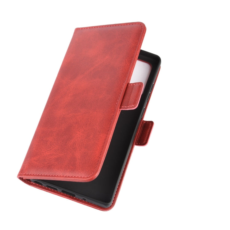 For Samsung Galaxy Note20 Dual-side Magnetic Buckle Horizontal Flip Leather Case with Holder & Card Slots & Wallet