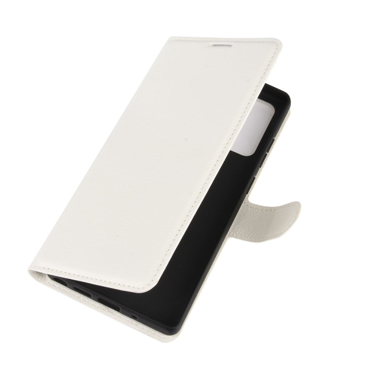 For Samsung Galaxy Note20 Litchi Texture Horizontal Flip Protective Case with Holder & Card Slots & Wallet