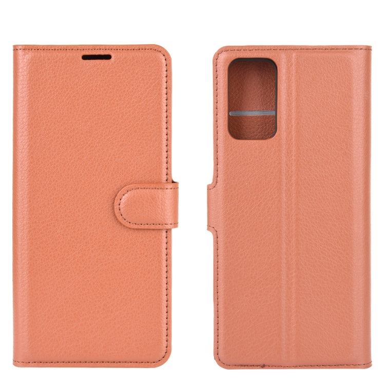 For Samsung Galaxy Note20 Litchi Texture Horizontal Flip Protective Case with Holder & Card Slots & Wallet