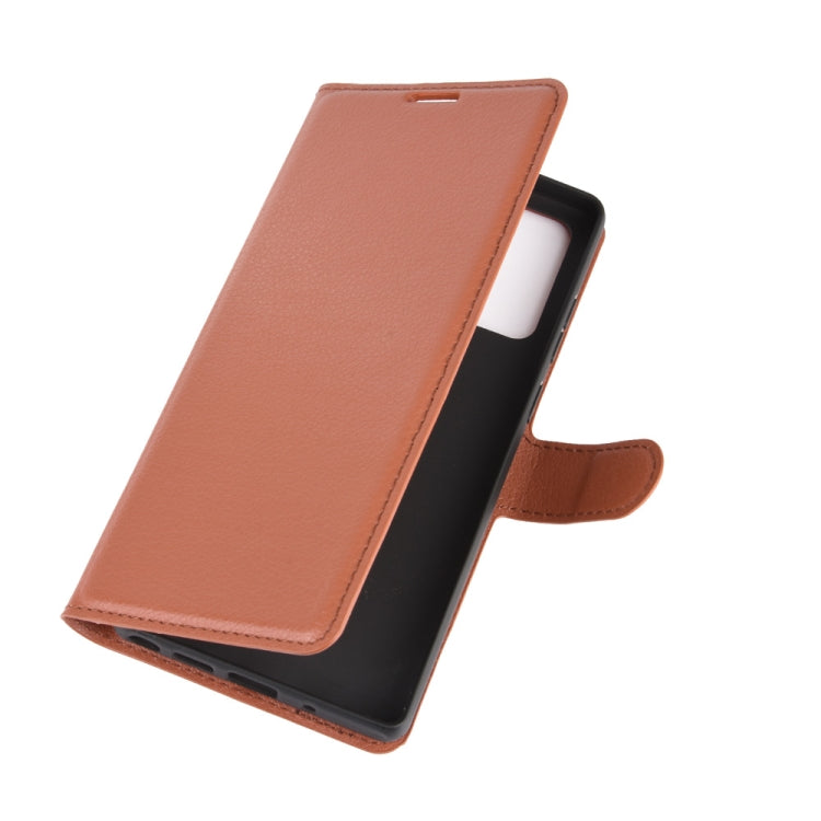 For Samsung Galaxy Note20 Litchi Texture Horizontal Flip Protective Case with Holder & Card Slots & Wallet