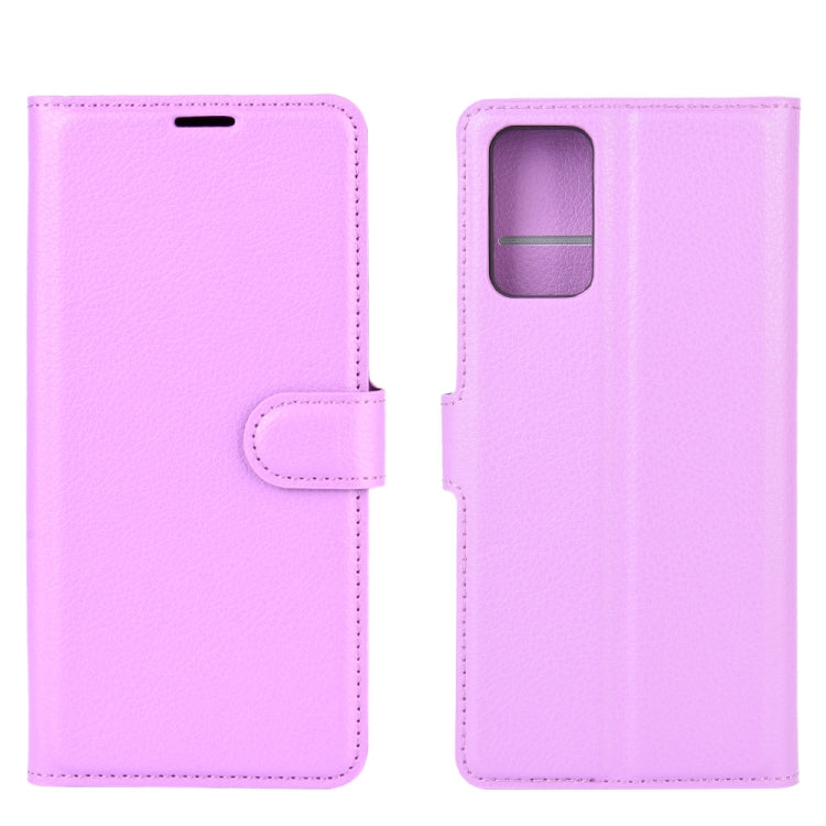 For Samsung Galaxy Note20 Litchi Texture Horizontal Flip Protective Case with Holder & Card Slots & Wallet