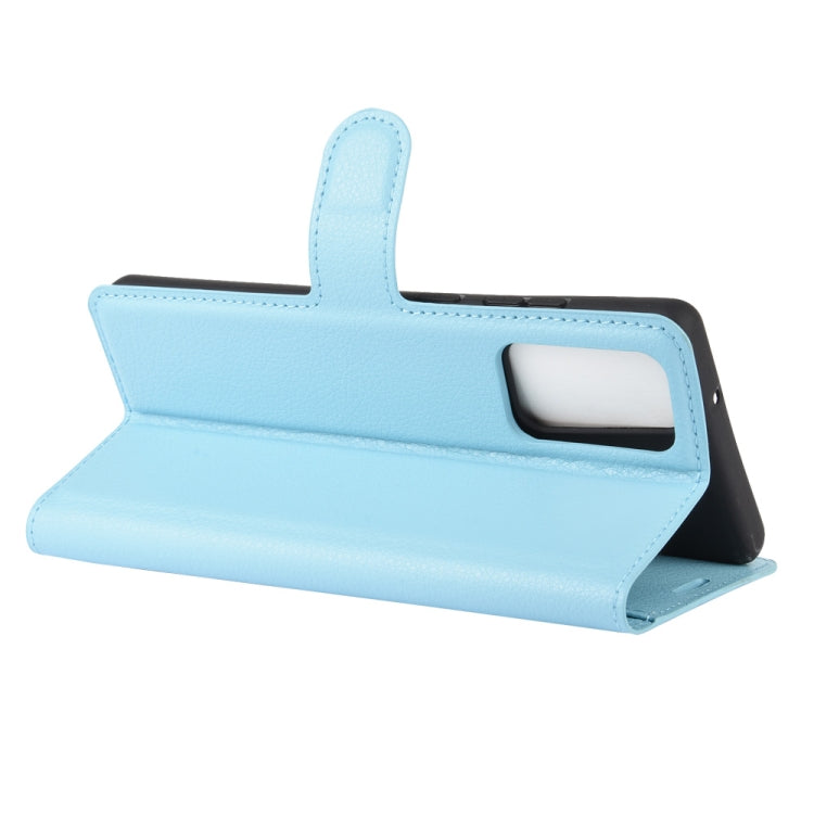 For Samsung Galaxy Note20 Litchi Texture Horizontal Flip Protective Case with Holder & Card Slots & Wallet