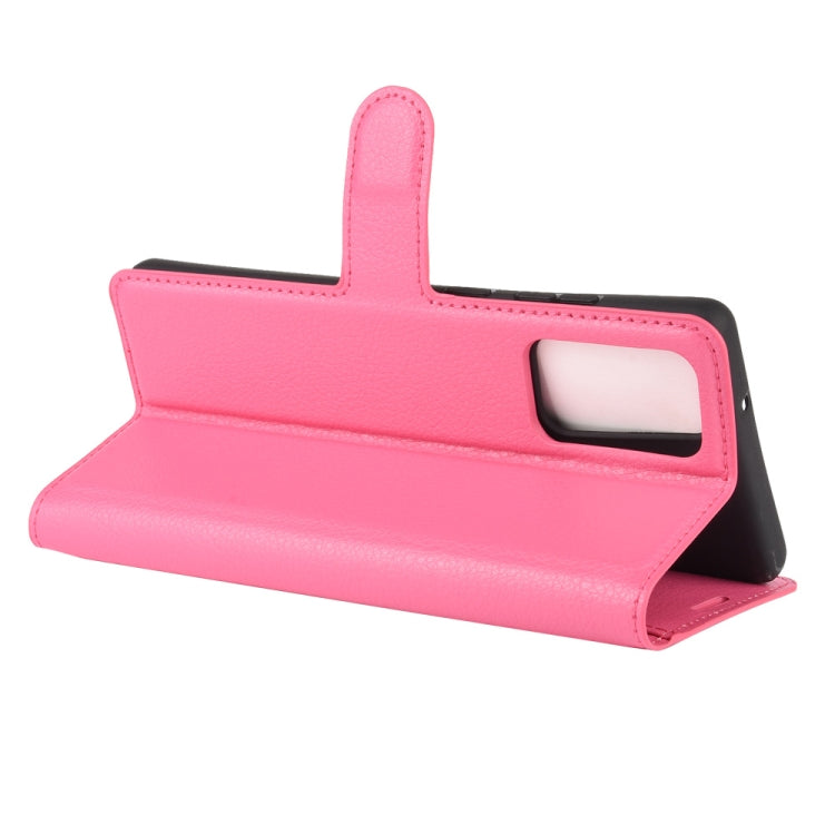 For Samsung Galaxy Note20 Litchi Texture Horizontal Flip Protective Case with Holder & Card Slots & Wallet