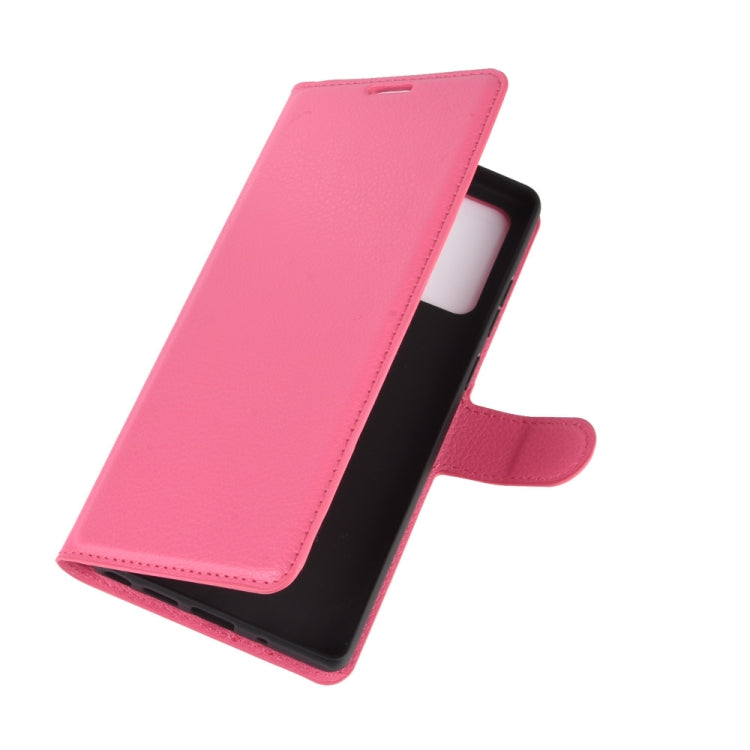 For Samsung Galaxy Note20 Litchi Texture Horizontal Flip Protective Case with Holder & Card Slots & Wallet