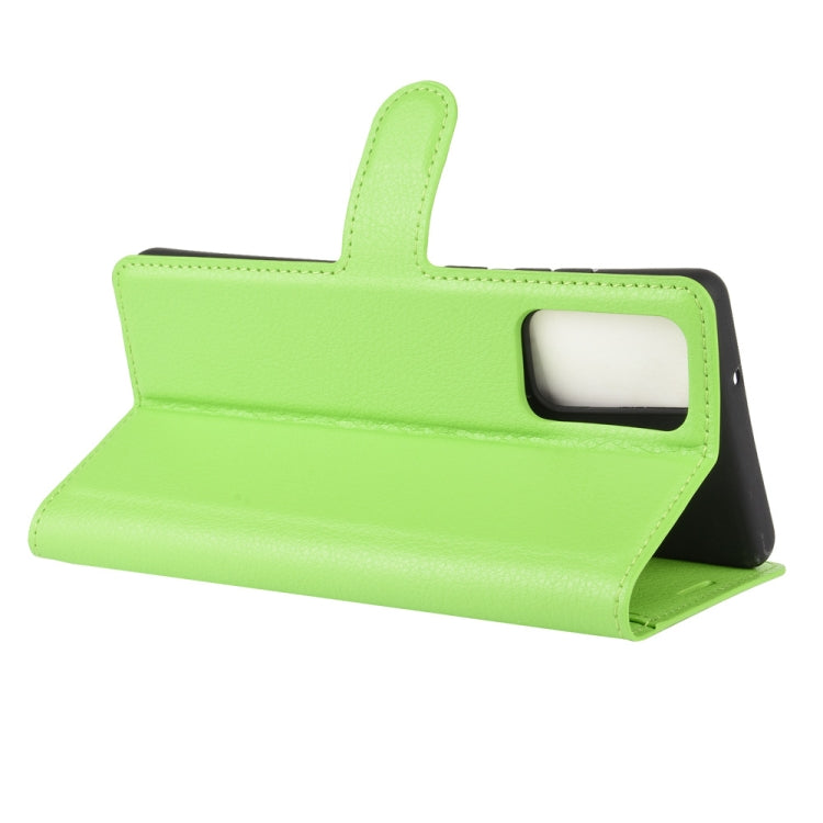 For Samsung Galaxy Note20 Litchi Texture Horizontal Flip Protective Case with Holder & Card Slots & Wallet
