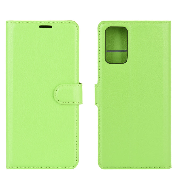 For Samsung Galaxy Note20 Litchi Texture Horizontal Flip Protective Case with Holder & Card Slots & Wallet