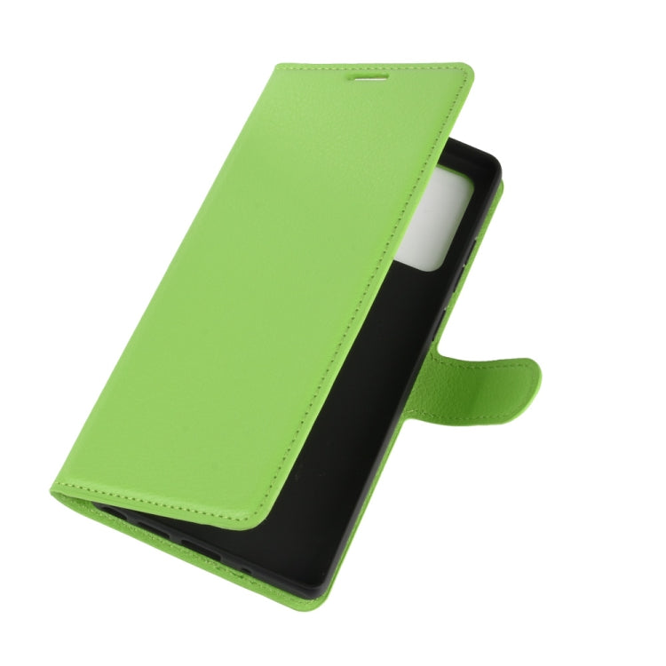 For Samsung Galaxy Note20 Litchi Texture Horizontal Flip Protective Case with Holder & Card Slots & Wallet