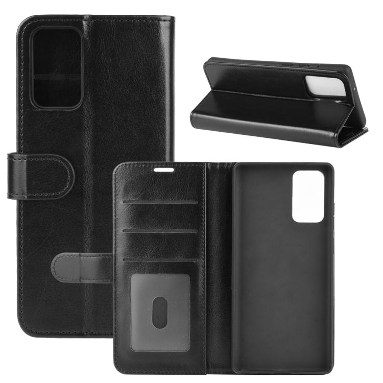 For Samsung Galaxy Note20 R64 Texture Single Horizontal Flip Protective Case with Holder & Card Slots & Wallet& Photo Frame