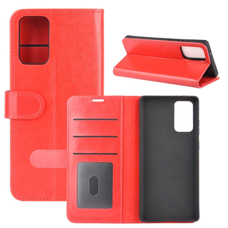For Samsung Galaxy Note20 R64 Texture Single Horizontal Flip Protective Case with Holder & Card Slots & Wallet& Photo Frame