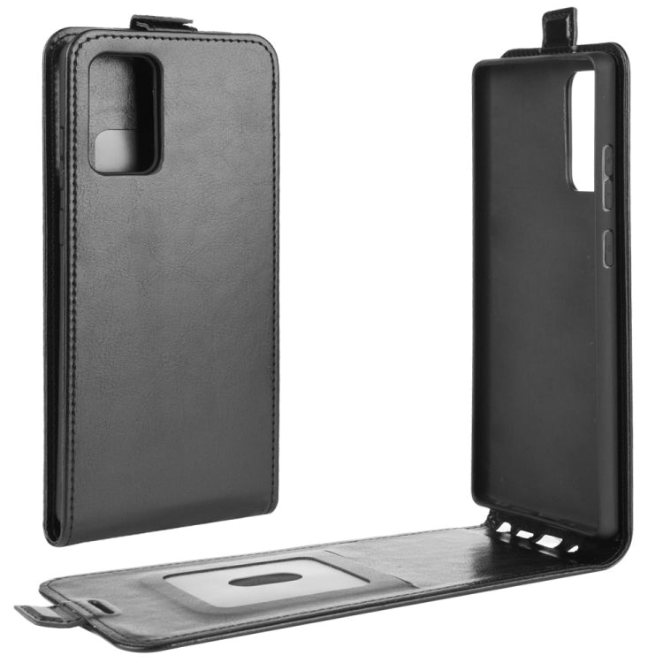 For Samsung Galaxy Note20 R64 Texture Single Vertical Flip Leather Protective Case with Card Slots & Photo Frame