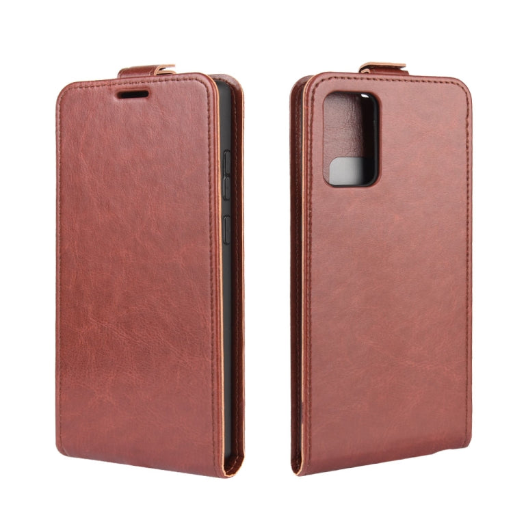 For Samsung Galaxy Note20 R64 Texture Single Vertical Flip Leather Protective Case with Card Slots & Photo Frame