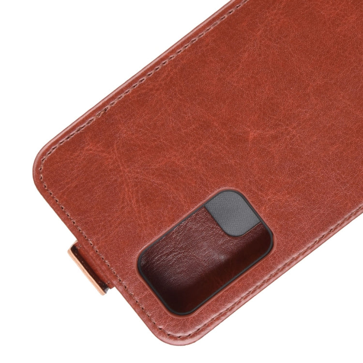 For Samsung Galaxy Note20 R64 Texture Single Vertical Flip Leather Protective Case with Card Slots & Photo Frame