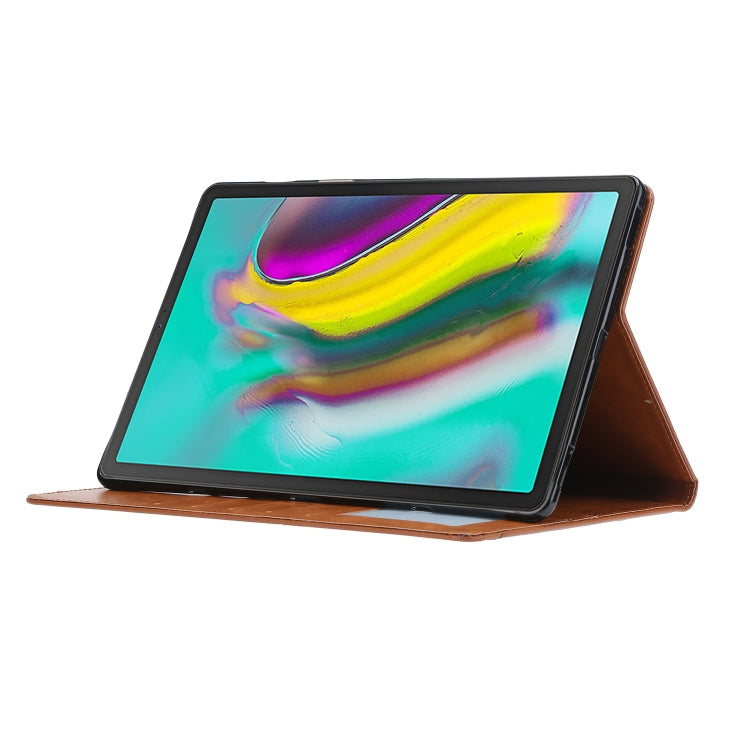 For Samsung Galaxy Tab A 8.4 2020 T307U Knead Skin Texture Horizontal Flip Leather Case with Photo Frame & Holder & Card Slots & Wallet