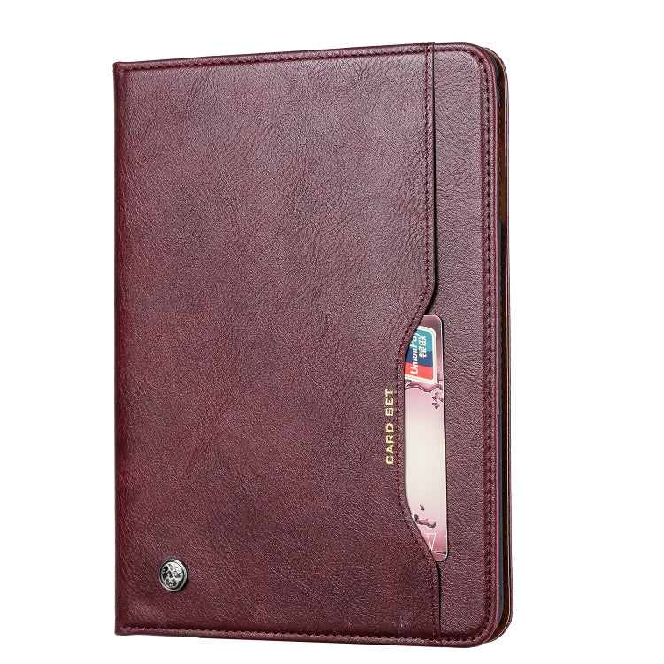 For Samsung Galaxy Tab A 8.4 2020 T307U Knead Skin Texture Horizontal Flip Leather Case with Photo Frame & Holder & Card Slots & Wallet