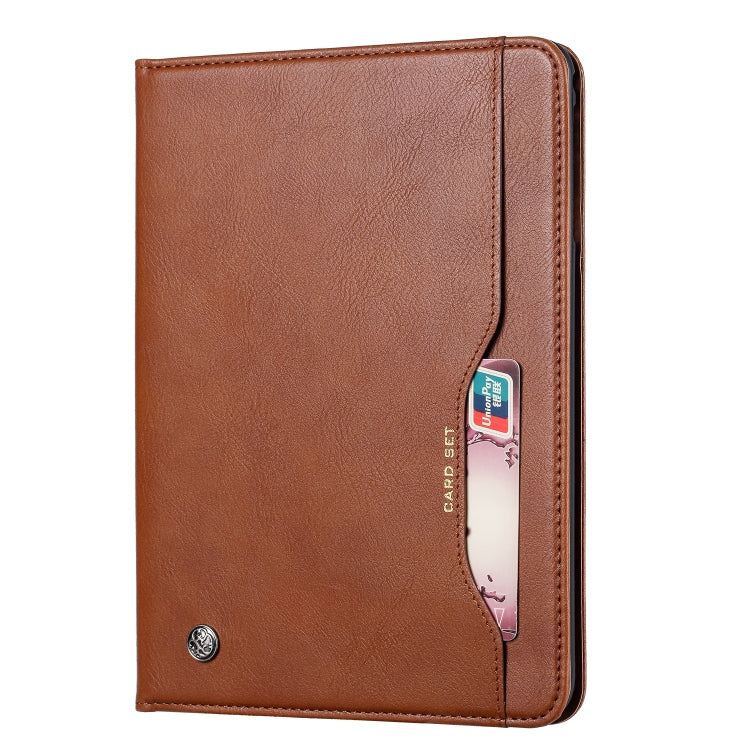 For Samsung Galaxy Tab A 8.4 2020 T307U Knead Skin Texture Horizontal Flip Leather Case with Photo Frame & Holder & Card Slots & Wallet