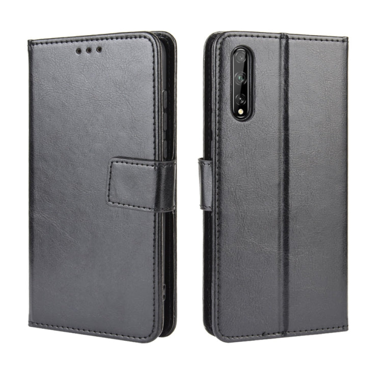 For Huawei P Smart S/Y8p/Enjoy 10S Retro Crazy Horse Texture Horizontal Flip Leather Case , with Holder & Card Slots & Photo Frame