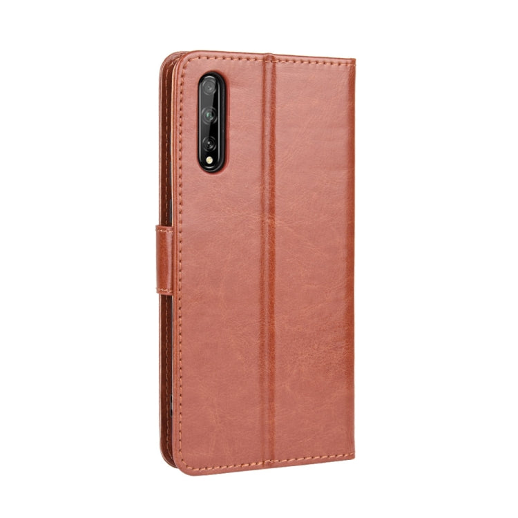 For Huawei P Smart S/Y8p/Enjoy 10S Retro Crazy Horse Texture Horizontal Flip Leather Case , with Holder & Card Slots & Photo Frame