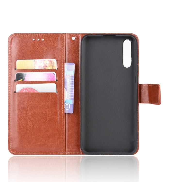 For Huawei P Smart S/Y8p/Enjoy 10S Retro Crazy Horse Texture Horizontal Flip Leather Case , with Holder & Card Slots & Photo Frame