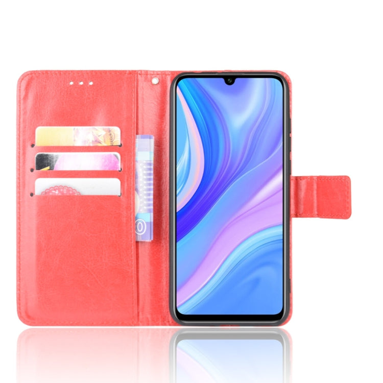 For Huawei P Smart S/Y8p/Enjoy 10S Retro Crazy Horse Texture Horizontal Flip Leather Case , with Holder & Card Slots & Photo Frame